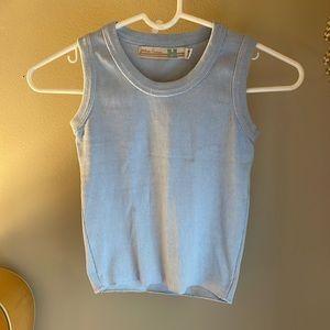 Teen’s pastel blue vintage havana top size 14